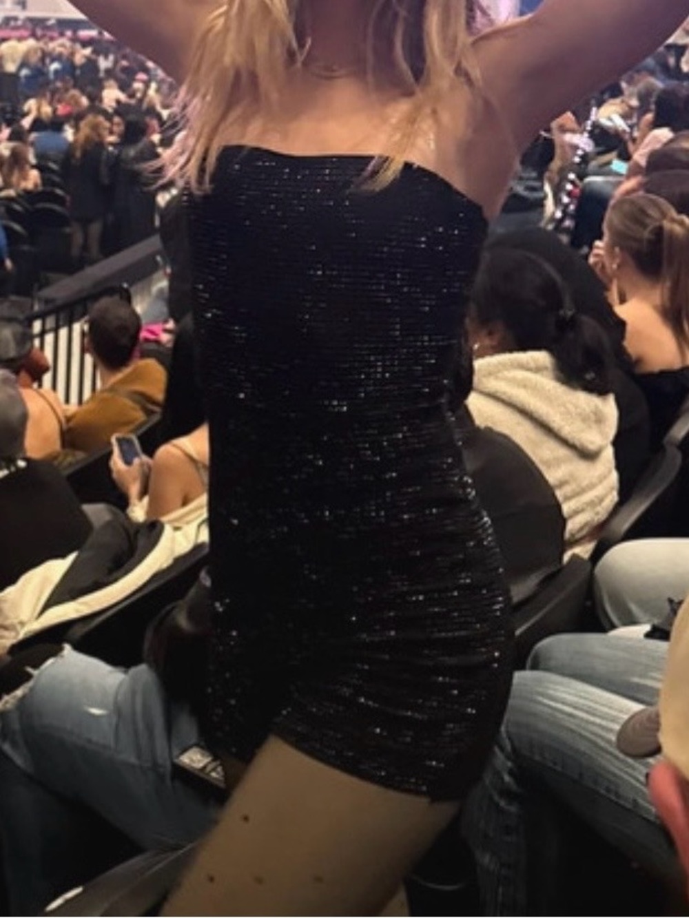 Windsor Black Sequin romper